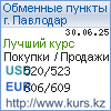 http://www.kurs.kz/ - Курсы валют в обменных пунктах г. Павлодар и других городах Казахстана